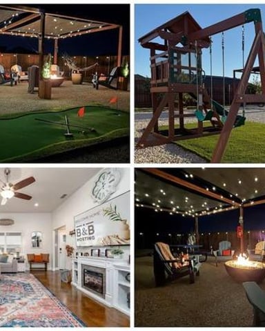 Picnic spots and playgrounds nearby